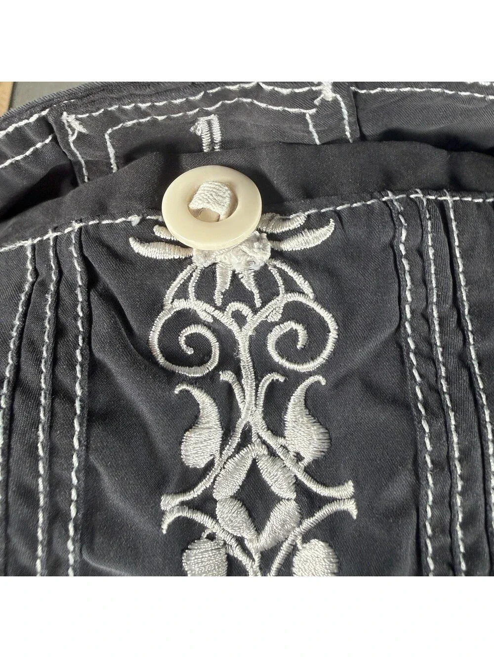 Speedo Board Shorts Mens 36 Navy Blue Drawstring Embroidered Beach Swimwear